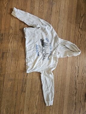 Casual White Graphic Hoodie Sweatshirt - On The Road Again